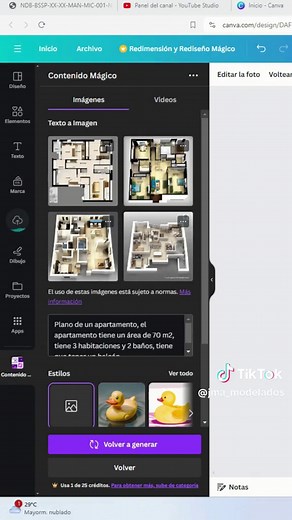 Crear planos gratis con inteligencia artificial con CANVA Disfruta del video completo en el canal de YouTube de JMA modelados ✅️ #youtube #viral #3D #Archicad #autocad #revit #construccioncasas #construccioncivil #planosdecasas #planosarquitectonicos #construcción #ingenieriacivil #arquitecto #arquitectura #construcción #ingenieria #cursosgratis #construction #bim #inteligenciaartificial #IA #planosgratis