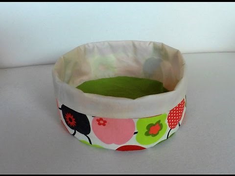 Eulina #Nähanleitung rundes Utensilo