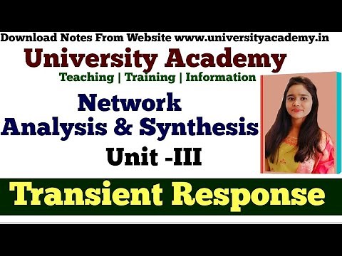 NAS22: Transient response and steady-state response for arbitrary inputs (DC and AC)