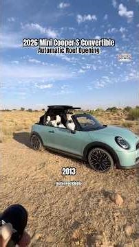 2026 Mini Cooper S Convertible Remote Roof Open-Close #motorworldindia #minicooperconvertible