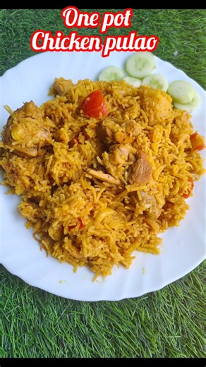 😍Masala chicken pulao recipe 😋#easychickenpulao #chickenlovers #viralvideo #ytshorts #trendingsong
