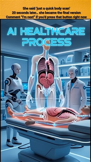 She Walked Into a Body Scanner… 20 Seconds Later 😱 #fyppppppppシ #princessai #goviral #ainow #robot