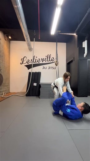 Lasso sweep (late defence) #bjj #jiujitsu #martialarts #grappling
