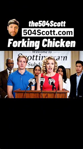 a New Orleans woman officially served her husband with divorce papers for committing what she called “a triple-layer culinary and masculine disgrace.” The final straw? She caught him at the dinner table… eating fried chicken with a fork. At a press conference held outside their home, the soon-to-be ex-wife stepped up to the mic with the confidence of a woman who already changed the locks and the Netflix password. She explained, “This ain’t the first incident. This man drinks with his pinky out… 