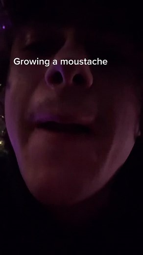 Growing a moustache