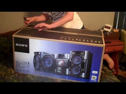 Unboxing of the Sony Mini HI-FI Component System