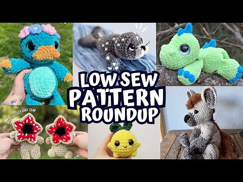 13 Low Sew Crochet Amigurumi Patterns | Easy to Advanced Plushies & Cute Critters