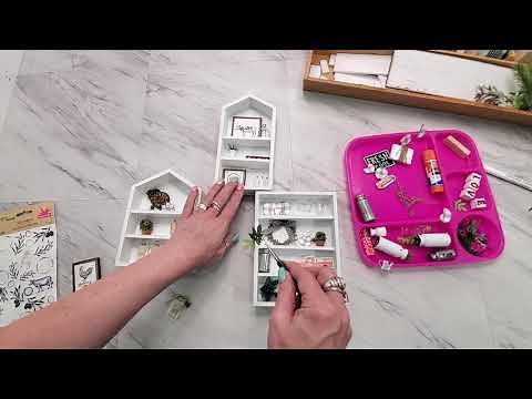 Dollar Tree Farmhouse miniatures