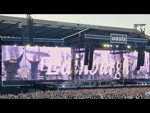 Oasis live Murrayfield Stadium Highlights 12-8-25 HD quality.