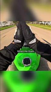 One Wheel Rider Flexes on a Biker 😅