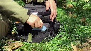 15L Mini Tactical Backpack Small Tactical Backpack for Women, Military Backpack for Gym, Hiking, Daily (Purple Nebula-15L)