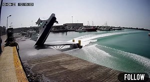 Speedboat Goes Airborne Off Dock Ramp | Real CCTV Moment A bright midday boating mishap — a speedboat unexpectedly jumps a dock ramp and splashes down in dramatic fashion. Luckily, no one was hurt! Real moments caught by the harbor cam remind us: safety first, always. 🚤💦 #CCTVFootage #BoatMoments #CaughtOnCamera #MarinaLife #BoatingFails #WaterAdventures #HarborView #RealFootage #SafeBoating #SummerVibes #Follow | Vessel Chaos