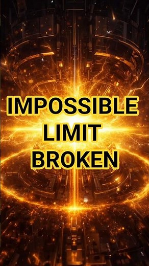 Scientists Just Broke an “Impossible” Fusion Limit 🤯⚡
