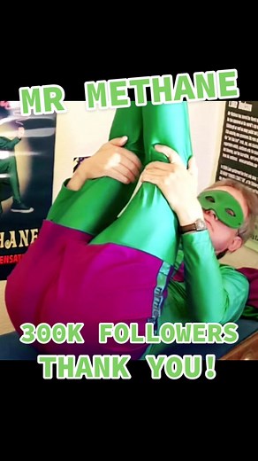 THANK YOU for following! 💨💨💨 #mrmethane #thankyou #300K #followers #farts #farting #fart #flatulence #celebration #fyp #foryou