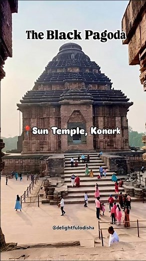Beautiful Monsoon View of Konark Sun Temple, The Black Pagoda. #suntemple #unescoworldheritagesite