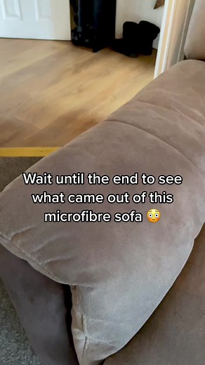 Amazing Transformation of Microfiber Sofa - Before and After Cleaning