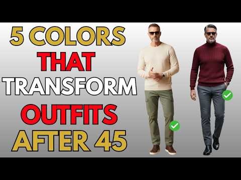 Most Men Over 45 Choose the Wrong Colors — And It Makes Their Outfit Look Cheaper | 45+ Men’s Casual
