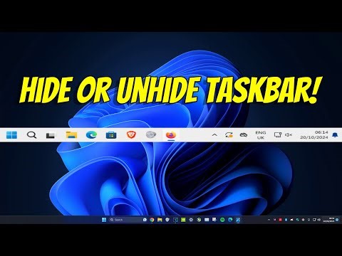 How To Automatically Hide Or Unhide Taskbar In Windows 11