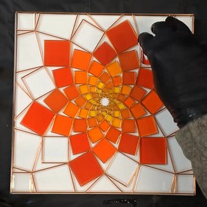 358K views · 8.8K reactions | Resin Art on an acrylic panel that has the appearance of stained glass.#mixedmediaart #stainedglassart #resinart #resinartist #stainedglass | Pour Away Fluid Arts | Facebook