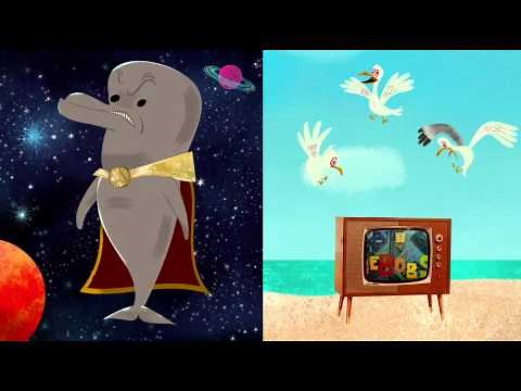 The SpongeBob Movie: Sponge Out of Water - Dolphin vs. Seagull