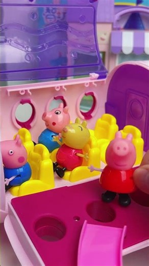 Satisfying with Unboxing & Peppa Pig Flying Toys ASMR #shorts #peppapig #toys #asmr #unboxing