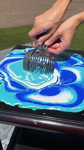 204K views · 79 reactions | she refurbished an old table using forks using colorful paints and forks to make an old end table feel fresh and new again. Thanks for watching! This video was produced by Rick Lax, Network Media and Jacky P | Lucy Diamond | Facebook