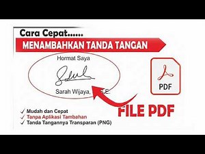 Cara Menambahkan Tanda Tangan Pada PDF Tanpa Aplikasi Tambahan, Cepat dan Mudah 2026