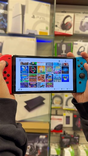Nintendo Switch OLED 2025 | Gaming Console with Pre-Installed Games – GameStop Pakistan #nintendo