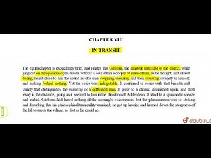 CHAPTER 8 DETAILED EXPLANATION