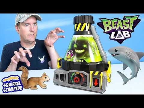Beast LAB Shark Creator Science Experiment Gone Wrong? Squirrel Stampede Review