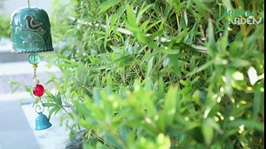 Ceramic Wind Chimes Outdoor, 19'' Wind Chime for Outside Bird Wind Bell with Soothing Melodic Tones Sympathy Gift Garden Patio Balcony and Home Decor