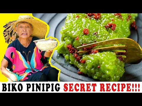Biko Pinipig Recipe || Secret Recipe by Old Lady Cooks || Biko || Biko with Pinipig by Lola Vlogger