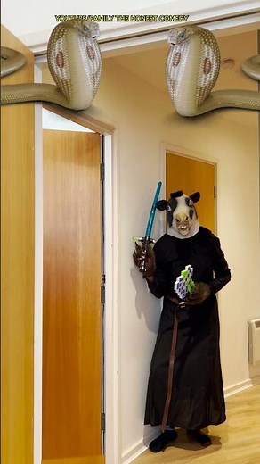 Funny video try not to laugh Cow vs Alien Halloween bhoot wala #magic #shorts #vfx