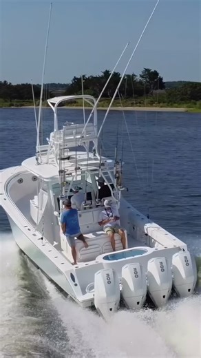 Preston Frieze on Instagram: "Price Reduction: $765,000!!! This 2022 Onslow Bay 41 is loaded to the brim with options, low hours on her quad 300 Mercurys and ready to fish! She features a custom folding tower, SeaKeeper, full Garmin electronics package, StarLink, FLIR, Joystick and much more. Contact Preston Frieze with Bluewater Yacht Sales for more information/showings (910)473-2628 or pfrieze@bwys.com #onslowbayboatworks #onslowbay #centerconsole #fishing #bluewateryachtsales #offshore #boat 