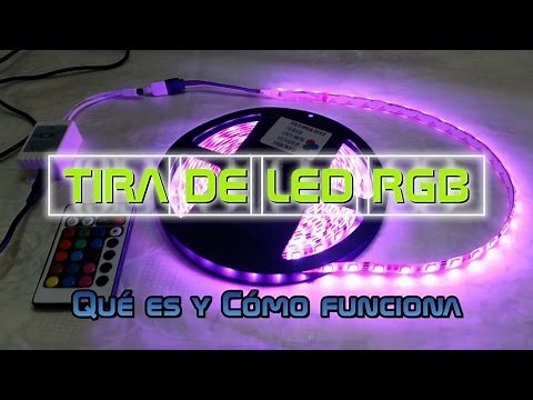 Tira de LED RGB - Qué es - Cómo funciona