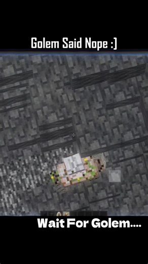 “The Strongest Golem Ever? 💀” #minecraft #gaming #shorts