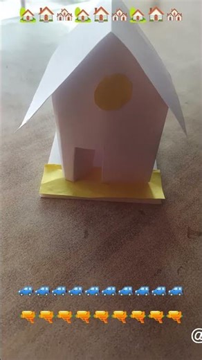 paper Home 🏡 #papercraft #craftlover #ytfeeds #ytshorts #shorts