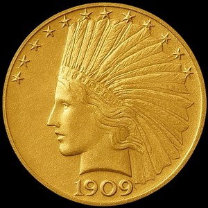 Gold-plated 1909 Indian Head Coin – Historic American Collectible - Etsy
