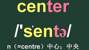 中心center的音标拼读记忆方法详解