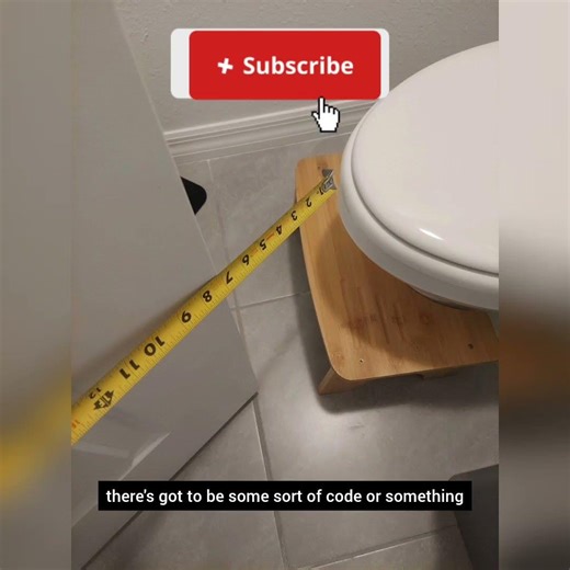 Toilet Clearance #dirktheinspector #homemaintenance #newconstruction #homeinspection #funny