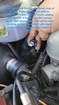 QUICK FIX//NO BOOST with Black Smoke//Powerstroke 6.0 Lost all POWER (part 2) #diesel #truck #repair