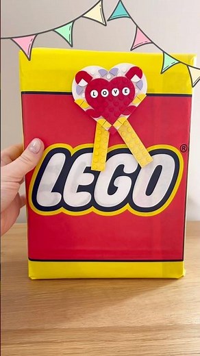 Turning LEGO Paper Bags Into Wrapping Paper