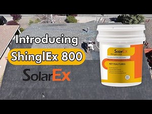 Shingle Rejuvenator - How to Stop Granule Loss on Shingle Roof? - SolarEx SinglEx 800