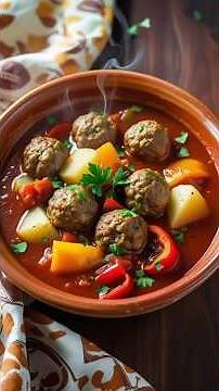 Making Meatball Stew in Just One Pot
