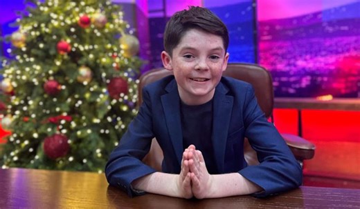 Toy Show star Brian Óg wins over Late Late audience again