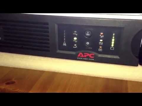 Test of the new apc 3000 ups.