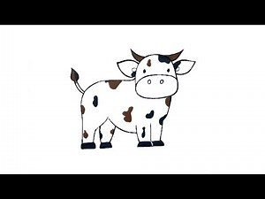 How to Draw a Cartoon Bull - Easy Step by Step Tutorial for Beginners