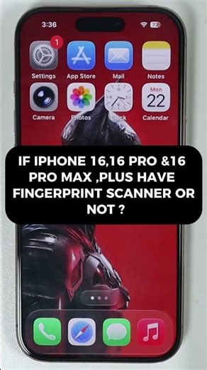 ✨iPhone 16 have Fingerprint Lock? (touch id iphone 16)