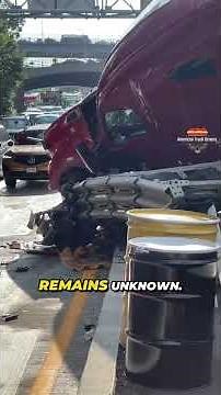 Rush Hour Chaos: Semi Flips on Cross Bronx
