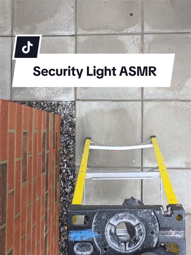Weekend Work with Security Light ASMR